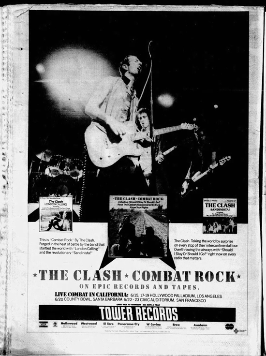 The Clash / Combat Rock UK盤LP The Clash – Combat Rock – Vinyl (Pitman Pressing, LP, Album